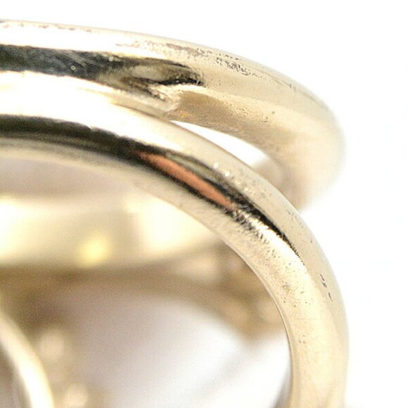 CHANEL Gold Logo Ring - Picture 9 of 10